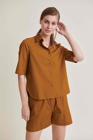 Silje shorts - tapenade from Brand Mission