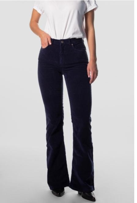 Lisette flare corduroy - blue from Brand Mission