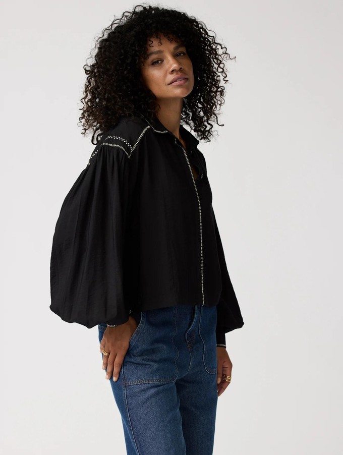Eva blouse - zwart from Brand Mission