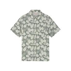 Nolan shirt printed - army green via Brand Mission