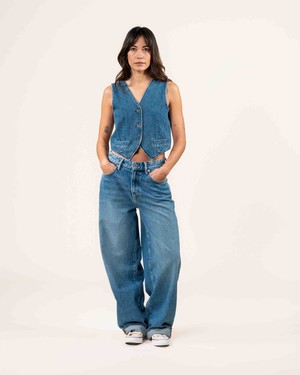 Lucy loose jeans - Lifecycle Blue from Brand Mission