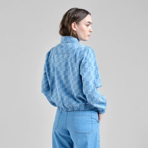 Sunna denim jacket cats - light blue from Brand Mission