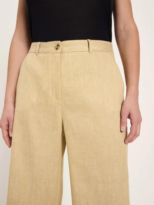 Marlene pantalon - khaki creme from Brand Mission