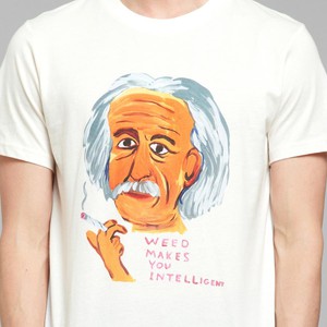T-shirt stockholm shrigley weed - off white from Brand Mission
