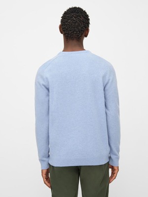 Basic o-neck knit - ashley blue from Brand Mission
