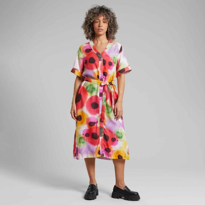 Kallvik dress - abstract floral - multi color from Brand Mission