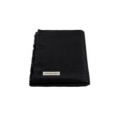 Alpaca Slim sjaal - black via Brand Mission