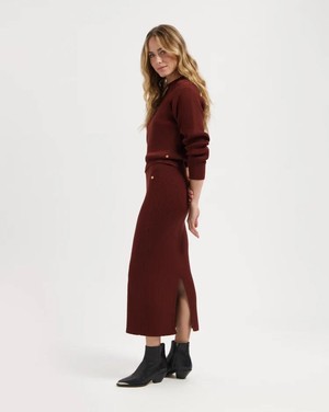 Katia Knit top - brick from Brand Mission