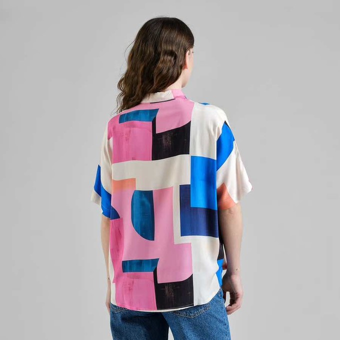 Alsvik abstract blouse - multi color from Brand Mission