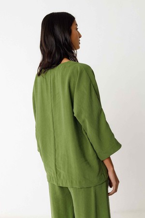 Balen top - dark green from Brand Mission