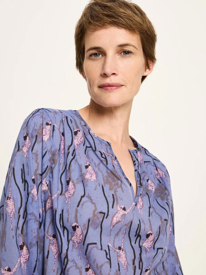 Blouse - monkey blue from Brand Mission