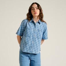 Stensvik denim blouse cats - light blue via Brand Mission