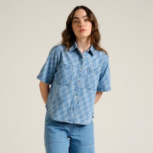 Stensvik denim blouse cats - light blue from Brand Mission