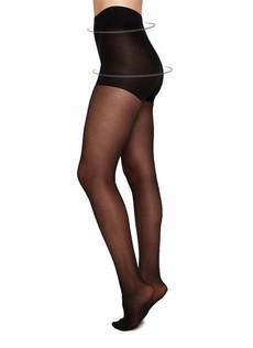 Panty Moa support 20 den - zwart via Brand Mission