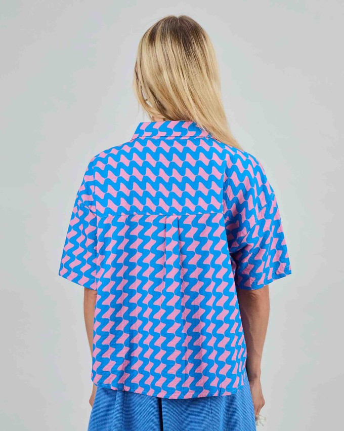 Gum oversized blouse - pink blue from Brand Mission