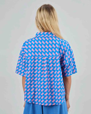 Gum oversized blouse - pink blue from Brand Mission