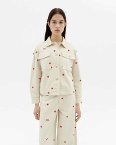 Frans sol chain jacket - ecru via Brand Mission