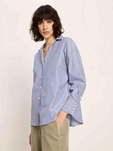 Gestreepte blouse - blue off white via Brand Mission
