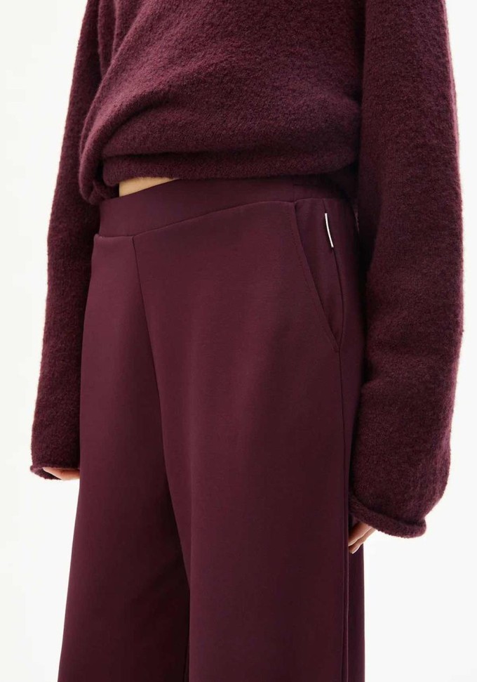 Himaari broek - dark cranberry from Brand Mission