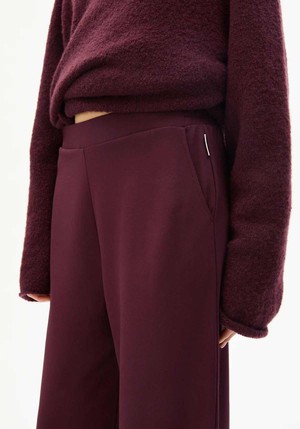 Himaari broek - dark cranberry from Brand Mission