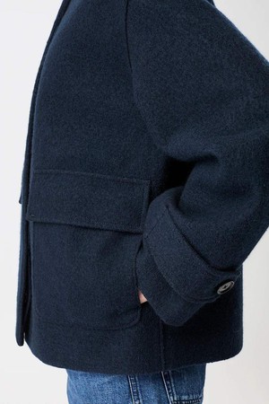 Merritt wollen jas - navy from Brand Mission