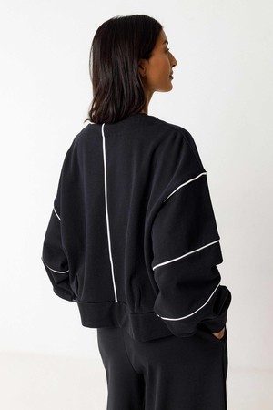 Jaione sweatjasje - zwart from Brand Mission