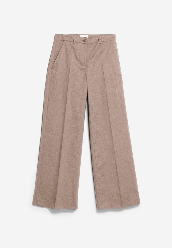 Leandraa handraa broek - light caramel from Brand Mission