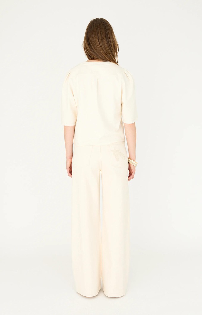 Michi sweater - cream solid from Brand Mission