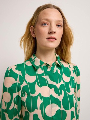 Overhemdblouse - dots green from Brand Mission