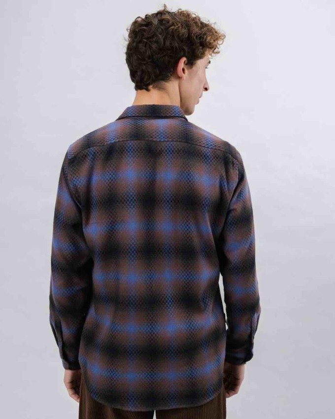 Pixel check overshirt from Brand Mission