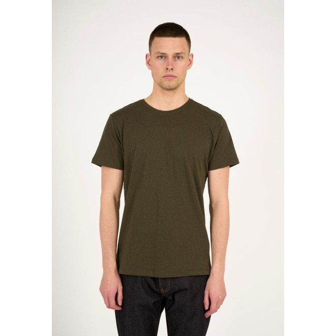 Basic t-shirt - green melange from Brand Mission
