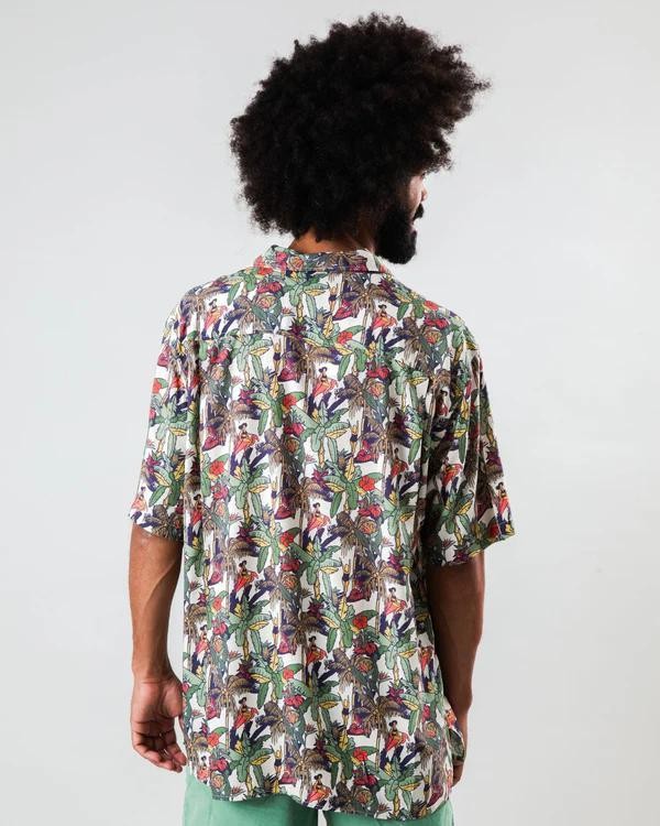 Aloha shirt helios - ecru from Brand Mission
