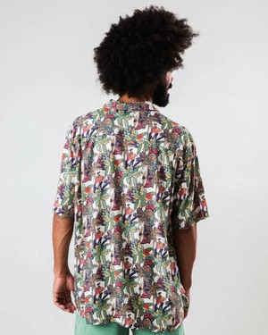 Aloha shirt helios - ecru from Brand Mission