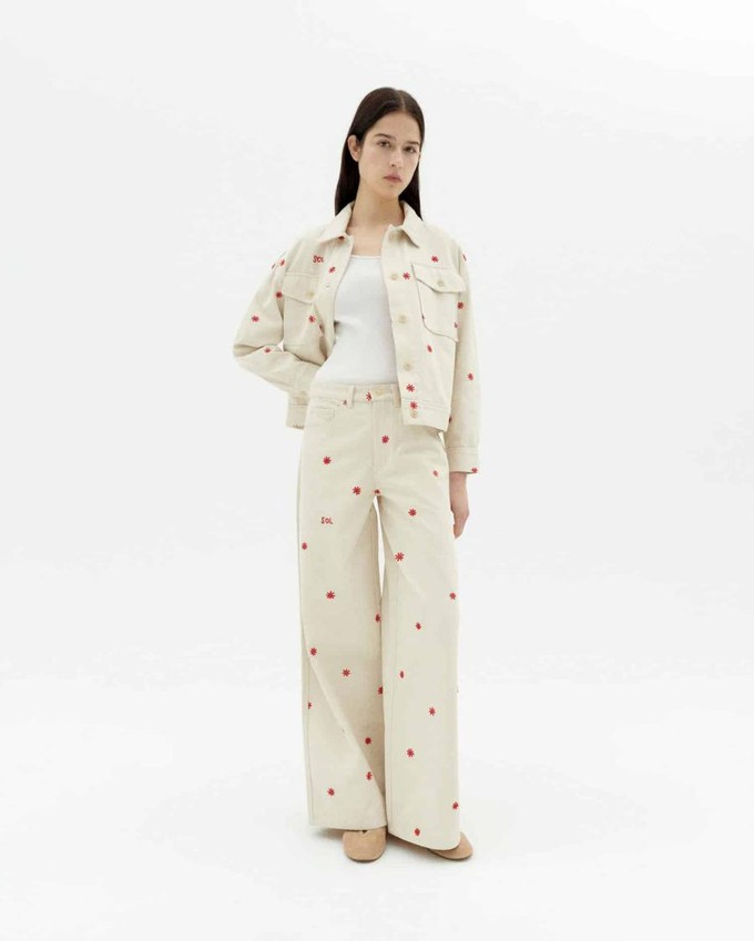 Frans sol chain jacket - ecru from Brand Mission