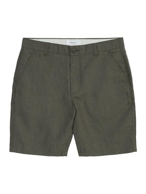 Chuck linnen shorts - burned olive from Brand Mission