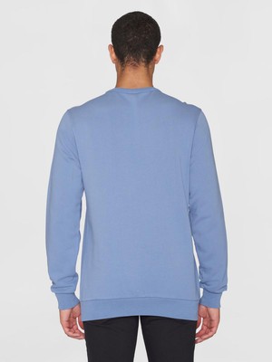 Erik badge sweater - moonlight blue from Brand Mission