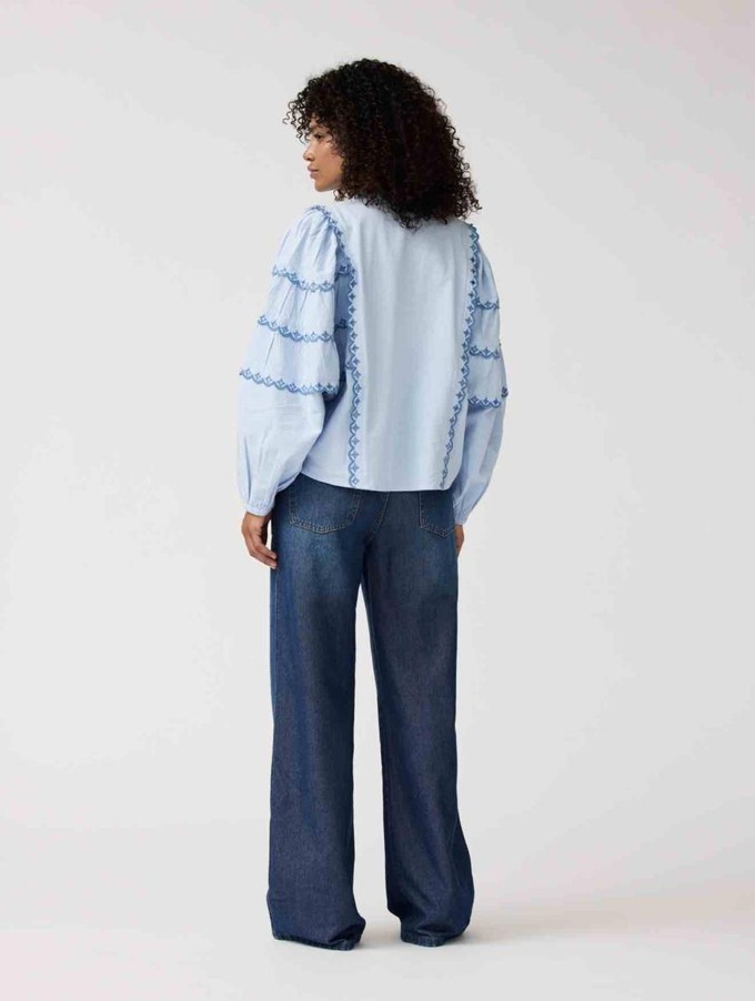 Milly blouse - sky blue from Brand Mission