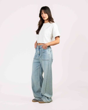 Farrah worker jeans - steel blue from Brand Mission