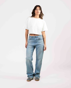 Izabella straight jeans - aegean blue from Brand Mission