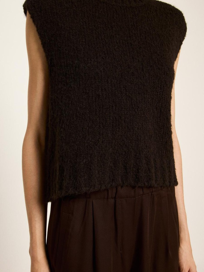Sweater spencer - dark brown from Brand Mission
