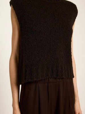 Sweater spencer - dark brown from Brand Mission