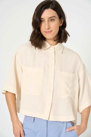 Pandour blouse - off white from Brand Mission