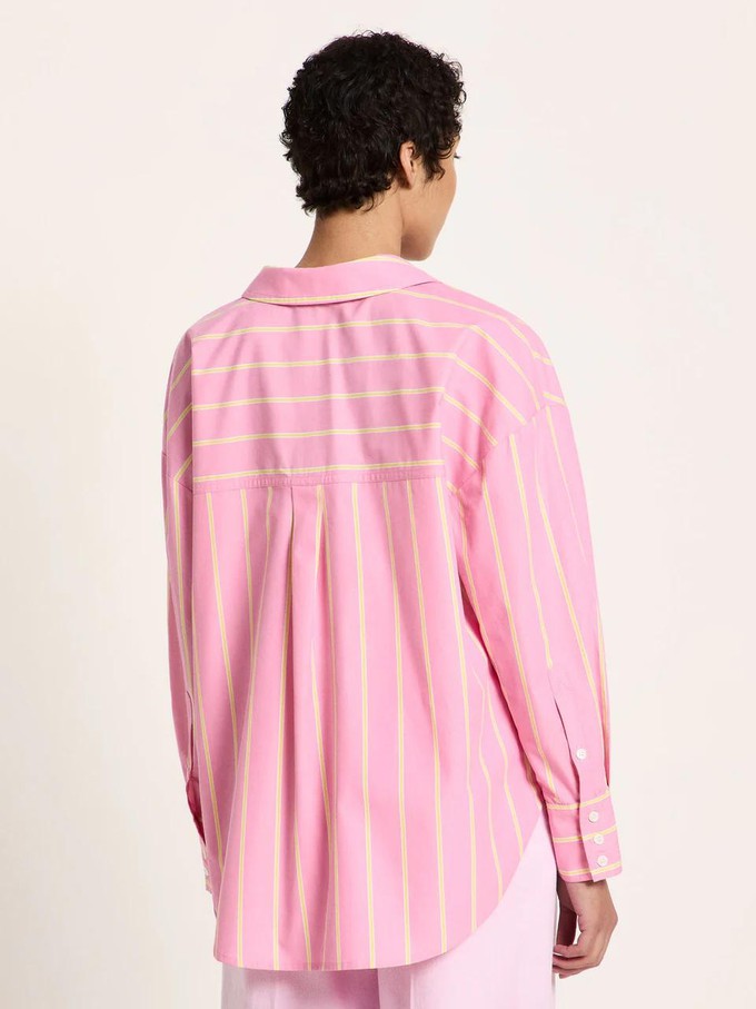 Gestreepte blouse - bright orchid sun from Brand Mission