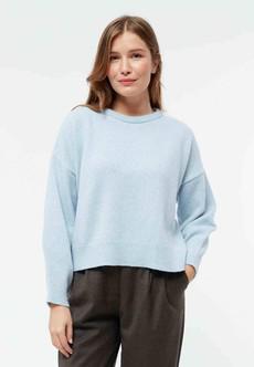 Jella sweater - light blue via Brand Mission