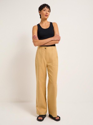 Marlene pantalon cargo - camel from Brand Mission