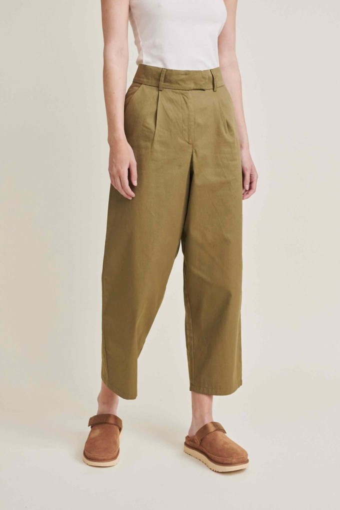Vinona pants nt - martini olive from Brand Mission