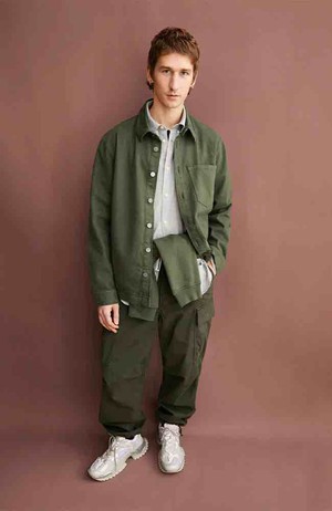 Yunaai overshirt - forest pine from Brand Mission