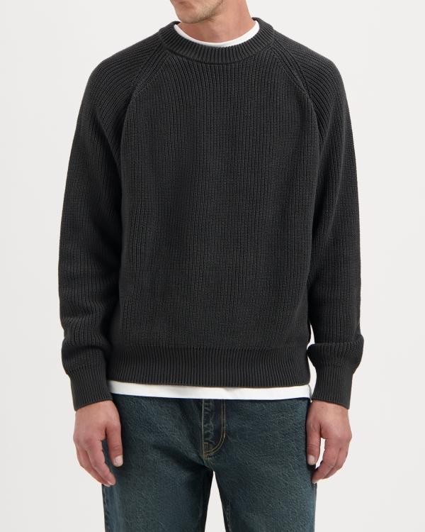 Duke knit sweater - woodland grey from Brand Mission