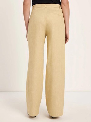 Marlene pantalon - khaki creme from Brand Mission