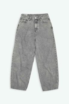 Leila balloon jeans - grey mid marble via Brand Mission